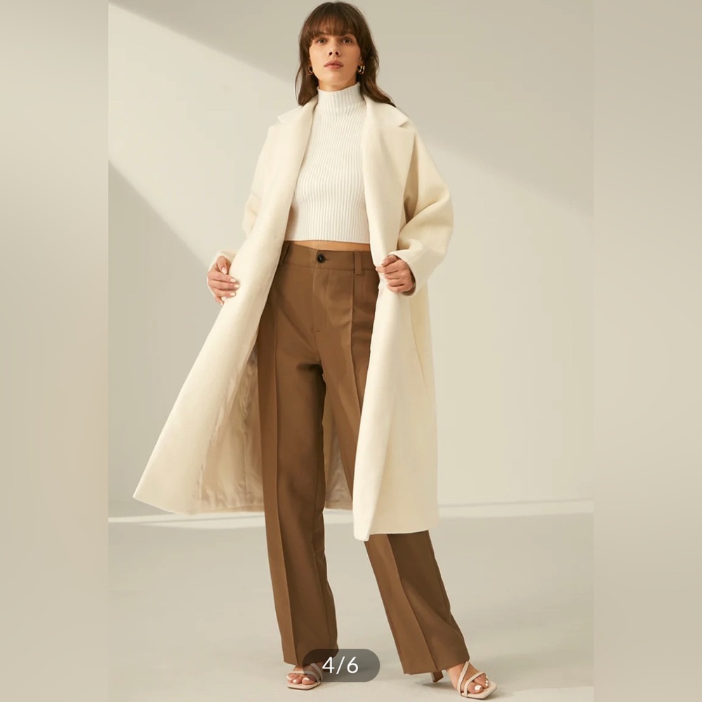 Long white coat